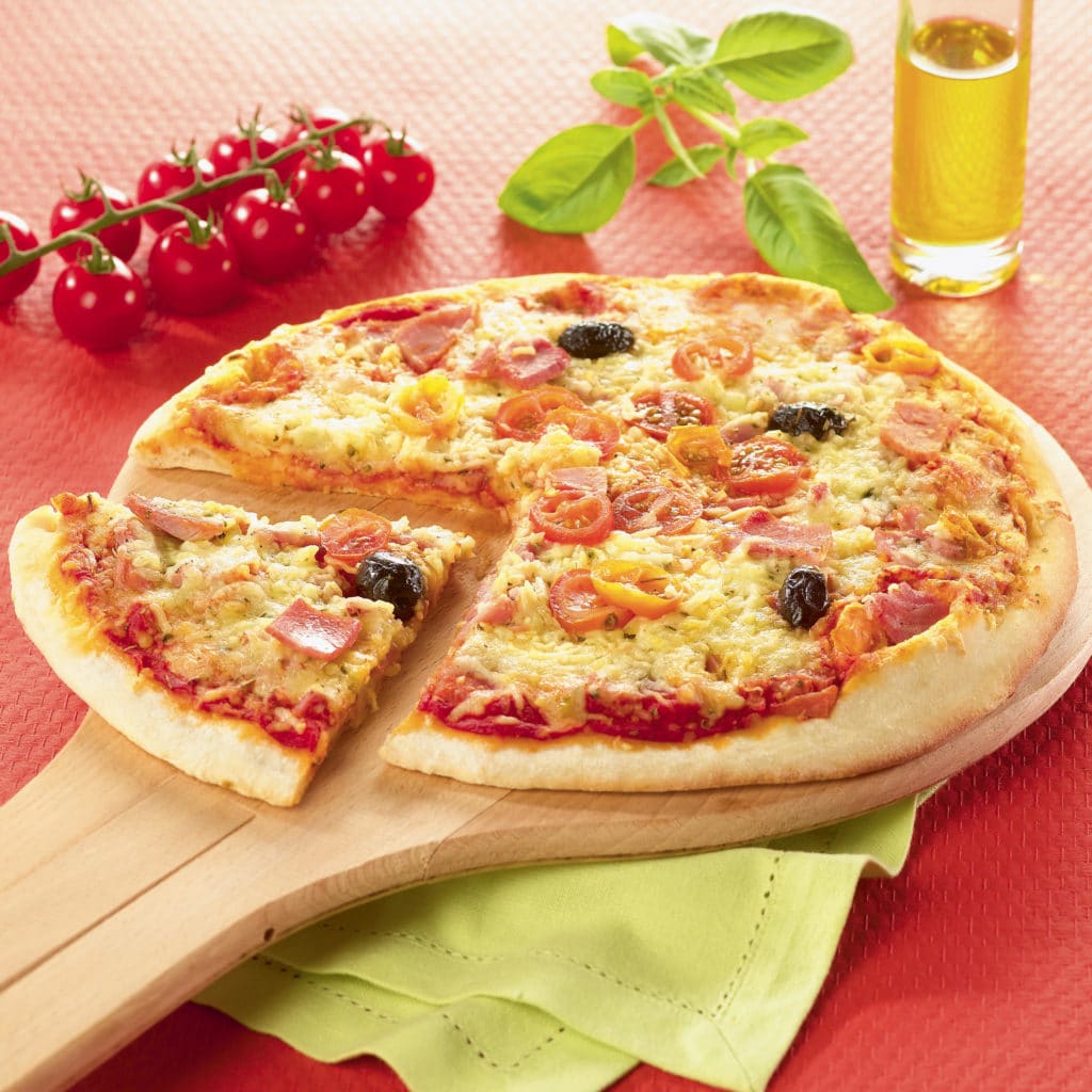 Pizza super Royal saveur provençale (sans champignons) Gellik Surgelés
