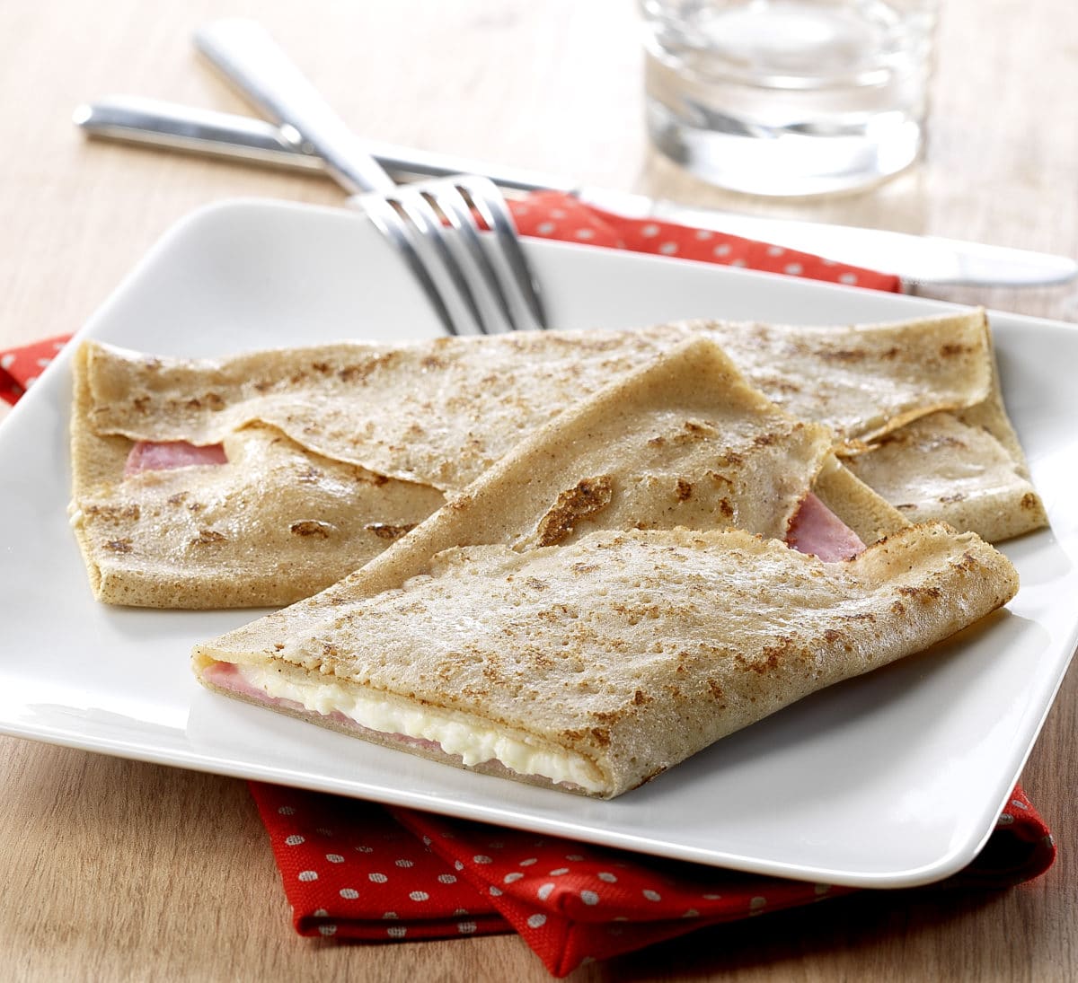 Galettes Bretonnes jambon fromage Gellik Surgelés