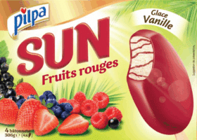 Bâtonnets Vanille fruits rouges